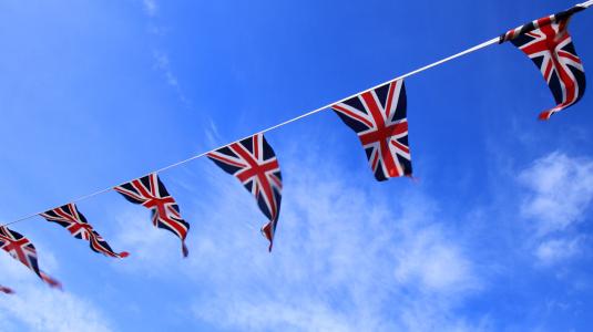 Britse vlaggetjes